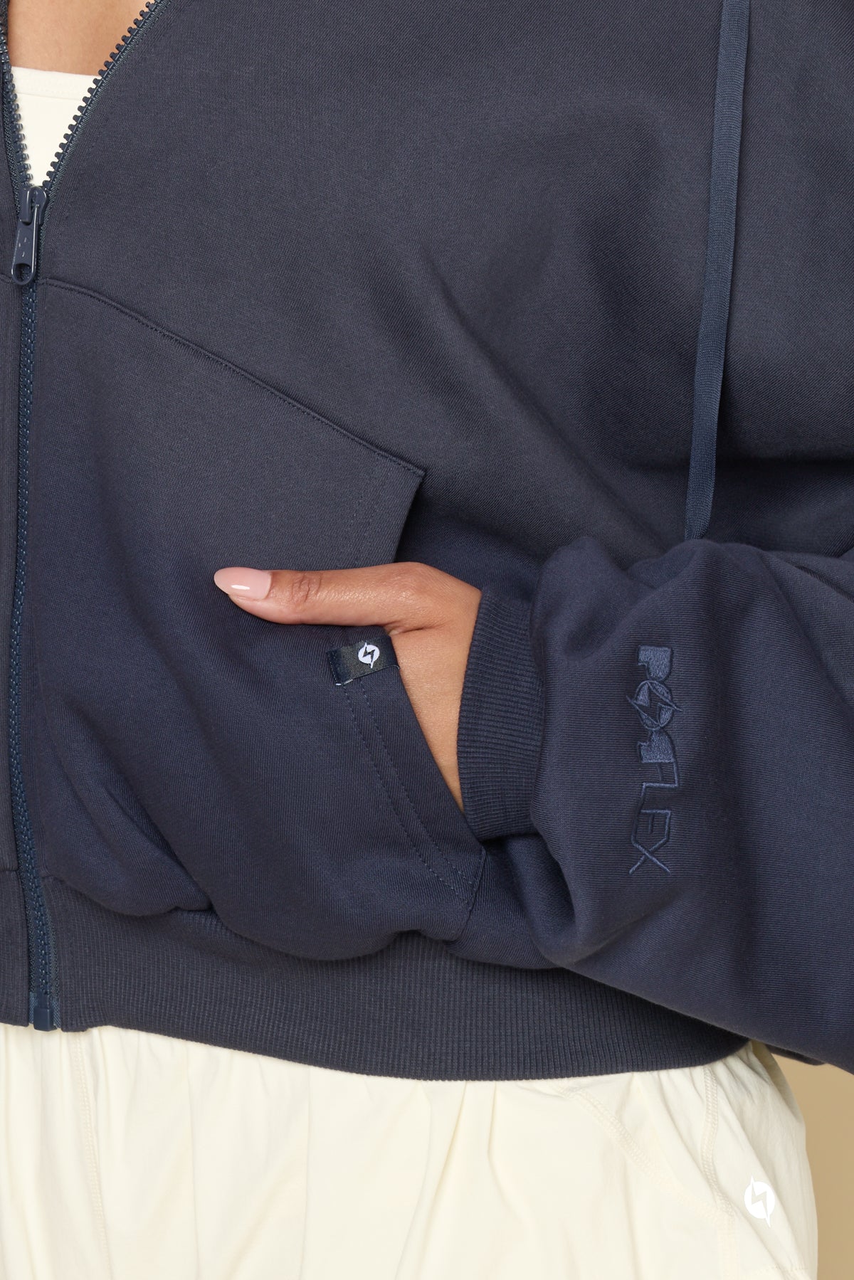 Zip Cloud Hoodie - Academic Navy - Image 3