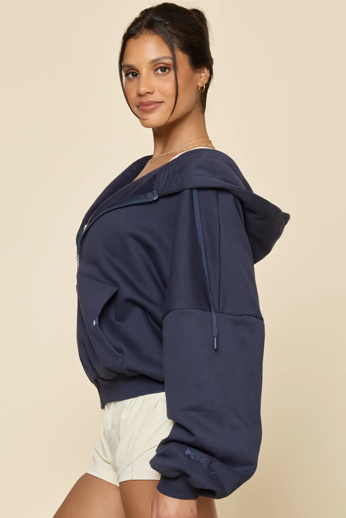 Zip Cloud Hoodie - Academic Navy - Image 6