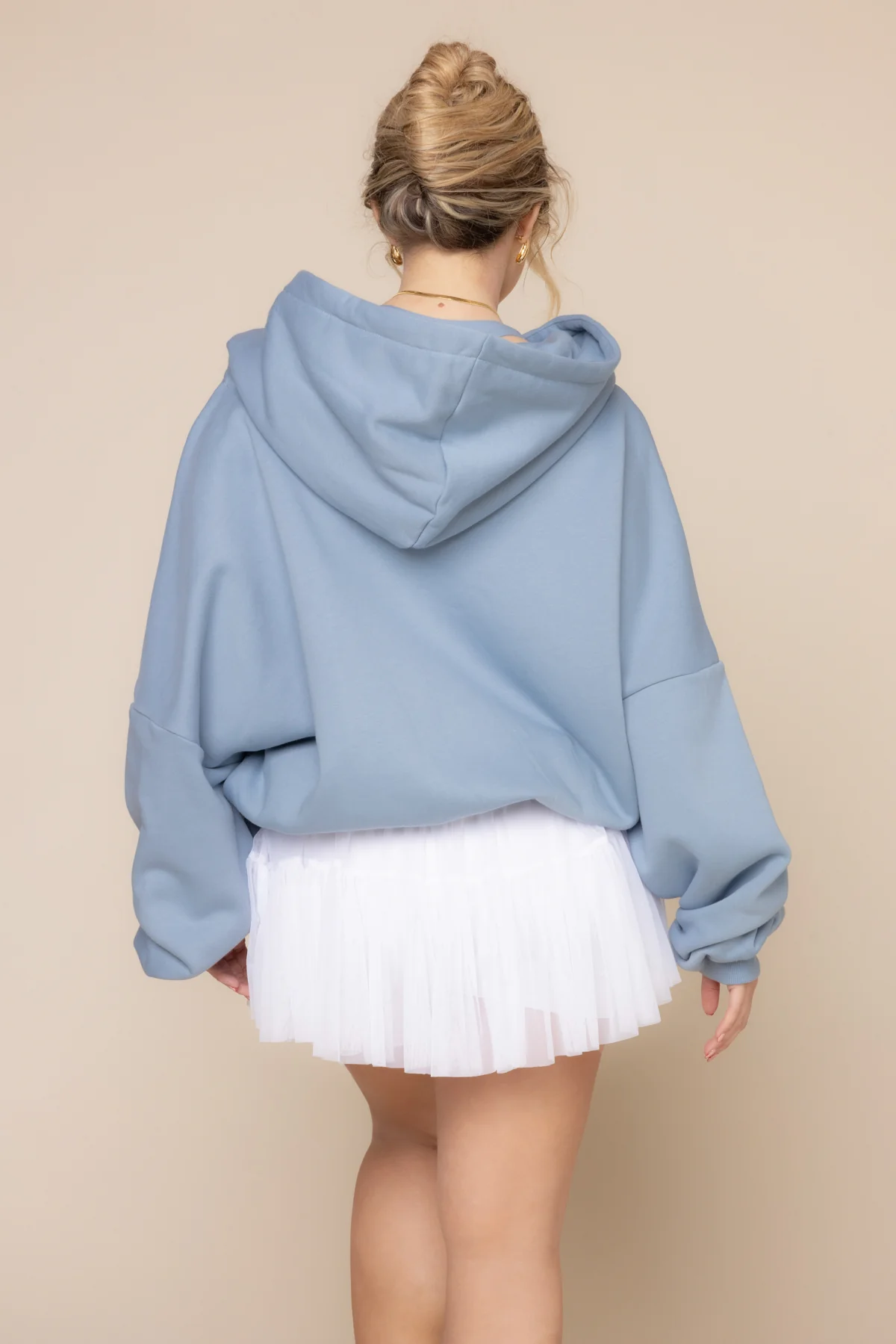 Zip Cloud Hoodie - Blue Storm - Image 5