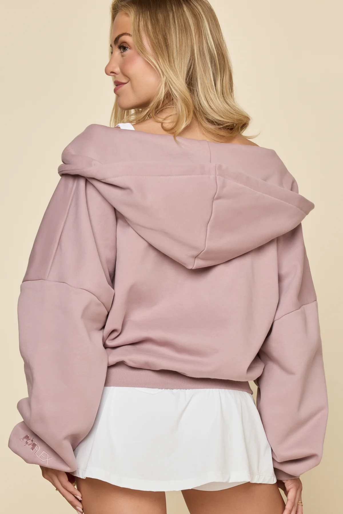 Zip Cloud Hoodie - Blush - Image 6