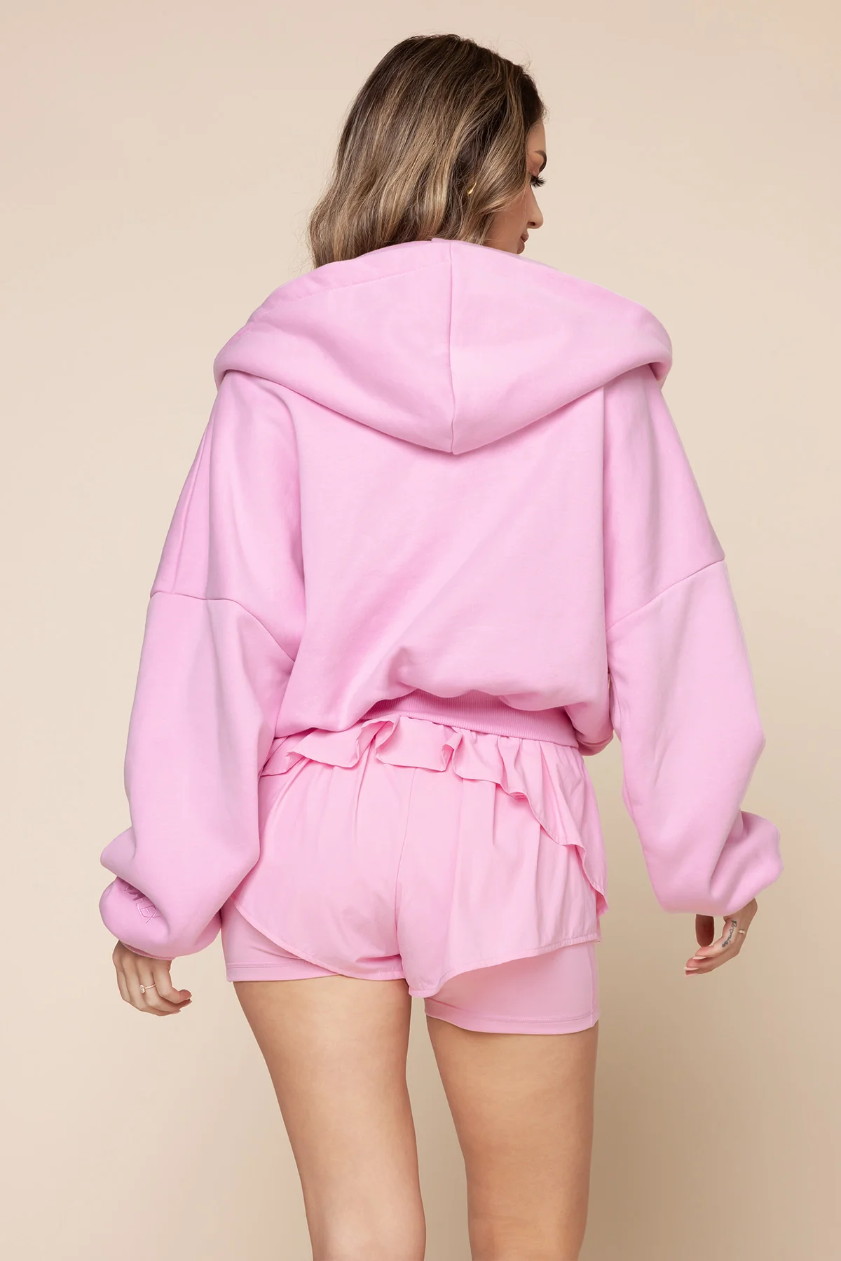 Zip Cloud Hoodie - Bubblegum - Image 3
