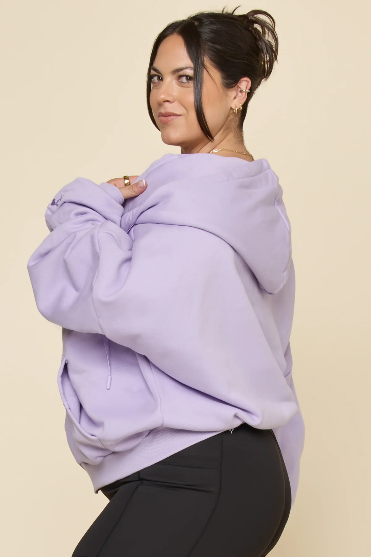 Zip Cloud Hoodie - Digital Lavender - Image 9