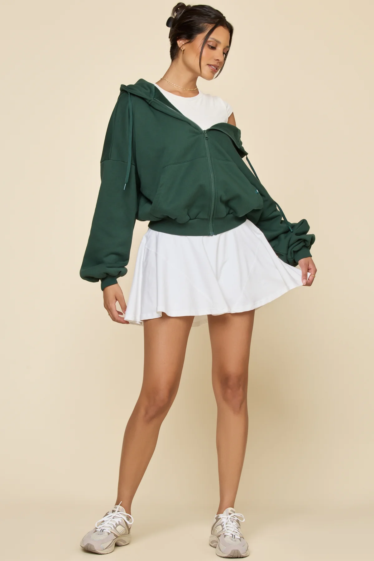 Zip Cloud Hoodie - Game Time Green - Image 5