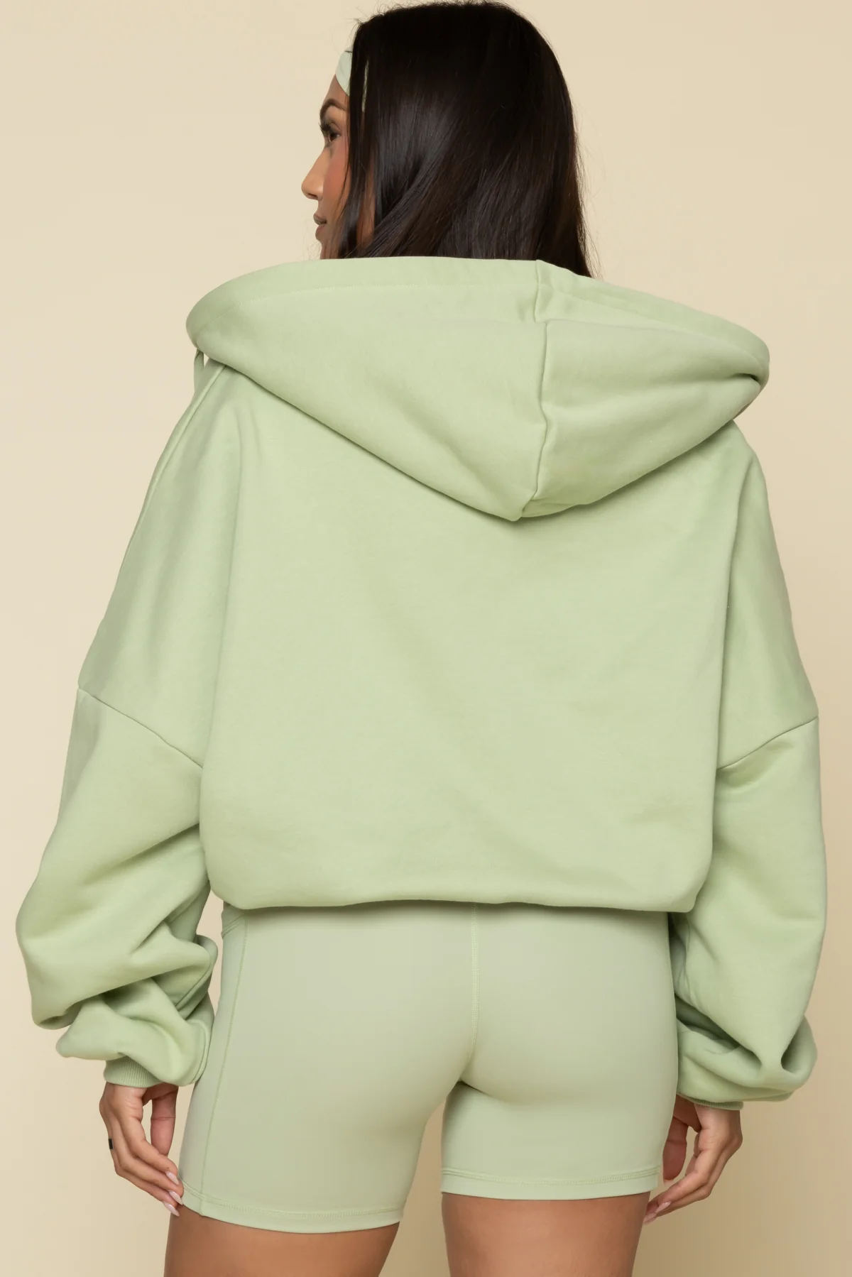 Zip Cloud Hoodie - Pistachio - Image 9