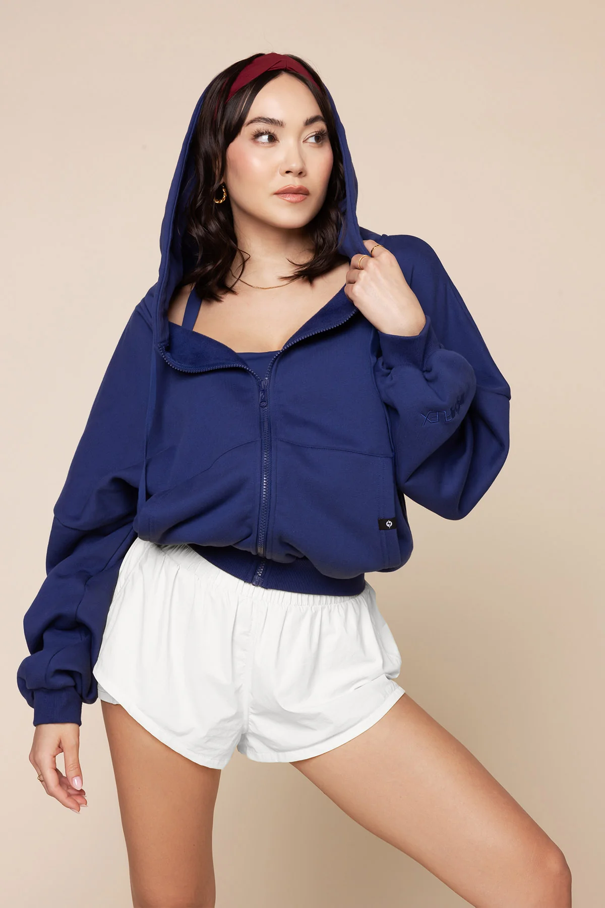 Zip Cloud Hoodie - Sapphire - Image 4