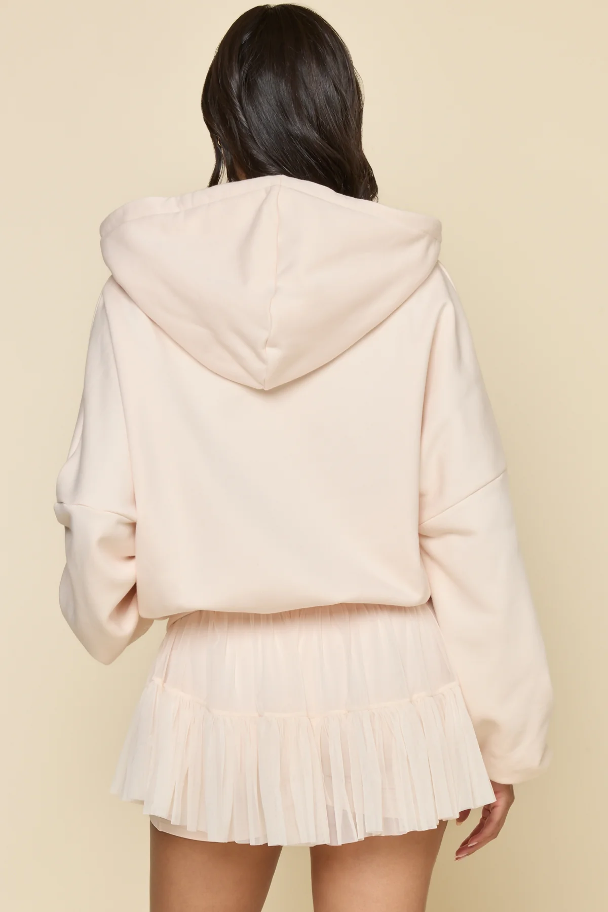 Zip Cloud Hoodie - Tutu Pink - Image 4